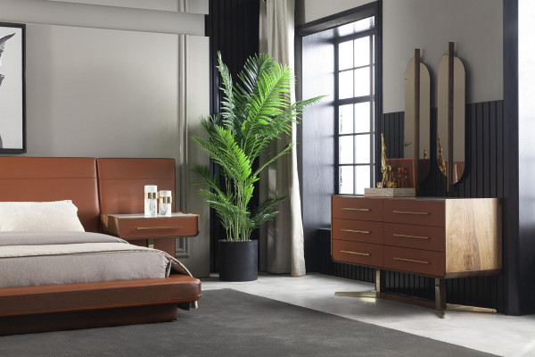 Luxe dressoir ontworpen commode met gouden poten commode kast
