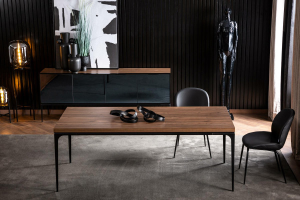 Keukentafel Tafel Eettafel Tafels Meubels Hout 200x92cm Eettafels Wonen