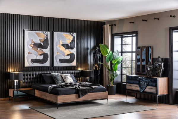 Luxe slaapkamerset meubels complete kamer kast bed complete kamer