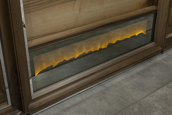 Luxe wandmeubels 448 cm kast wand woonkamer met open haard woonkamer hout