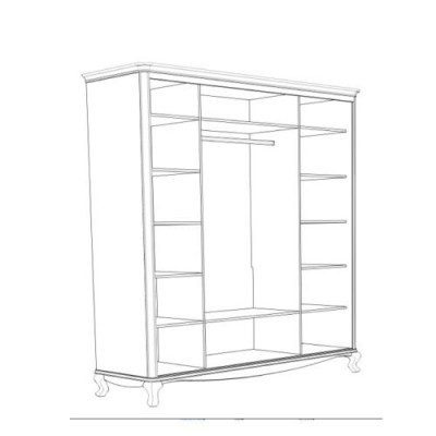 Kledingkast Schuifdeurkast Meubels Kasten Slaapkamer Hout
