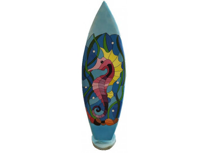Zeepaardje design figuur standbeeld surfplank handgemaakt sculpturen beelden standbeelden