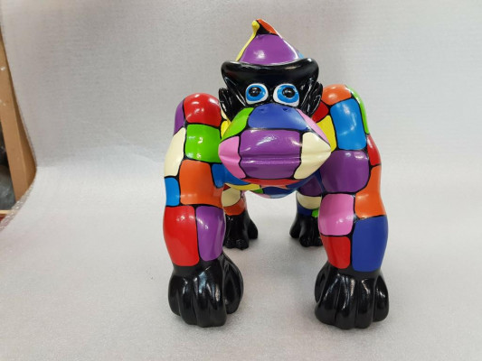 Abstracte Gorilla Designer Figuur Standbeeld Figuren Beelden Decoratie Decoratie Tuin