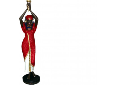 Ontwerp Staande lamp Egyptische vrouw figuur staande lamp armaturen staande lampen figuur