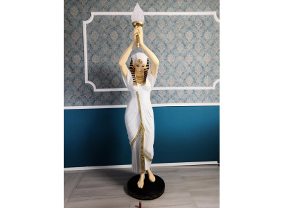 Ontwerp vloerlamp Egyptische vrouw figuur vloerlamp lichten vloerlamp figuur