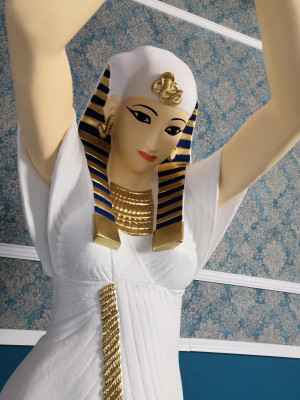 Ontwerp vloerlamp Egyptische vrouw figuur vloerlamp lichten vloerlamp figuur