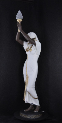 Vloerlamp Sculptuur Figuur Lampen Verlichting Egypte Standbeeld Figuren Sculpturen Decoratie