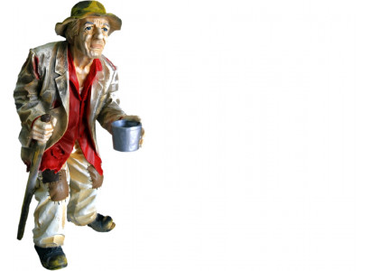 Ontwerp Bedelaar Figuur Standbeeld Sculptuur Figuren Sculpturen Decoratie Deco 5623 Nieuw