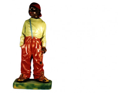 Ontwerp jongen met katapult figuur standbeeld sculptuur figuren sculpturen 7020