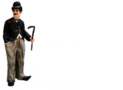 Ontwerp Chaplin Figuur Standbeeld Sculptuur Figuren Sculpturen Decoratie Deco 5358 Nieuw
