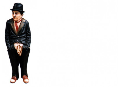 Ontwerp Chaplin figuur standbeeld sculptuur figuren sculpturen decoratie decoratie 5357 nieuw