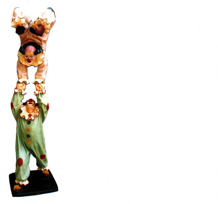 Ontwerp Clown-Acrobaat Figuur Standbeeld Sculptuur Figuren Sculpturen Decoratie 5020