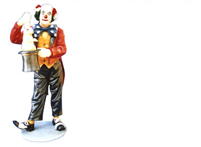 Ontwerp Clown Magiër Figuur Standbeeld Sculptuur Figuren Decoratie Deco 5027