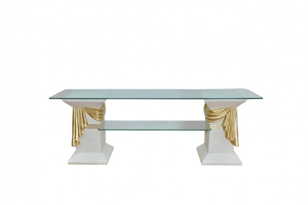 Klassiek RTV-audiomeubel Televisietafel Tv-tafels Tv-meubel Medusa-rek Vitrine 1878