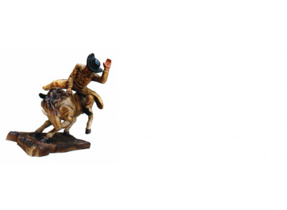 Ontwerp Cowboy Rodeo Paard Figuur Standbeeld Sculptuur Figuren Sculpturen Decoratie 5641