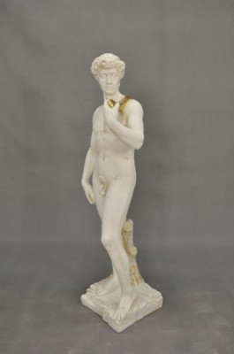 David Sculpturen Sculptuur Standbeeld Tuinbeeld Figuur Decoratiefiguur Man Tuin 0013