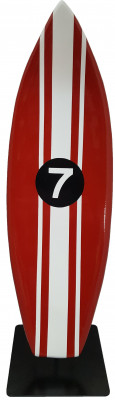 Beeldhouwwerk Surfplank Handbeschilderd Figuur Standbeelden Figuren Abstracte Kunst Standbeeld