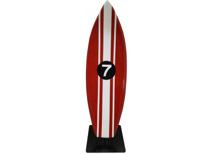 Beeldhouwwerk Surfplank Handbeschilderd Figuur Standbeelden Figuren Abstracte Kunst Standbeeld