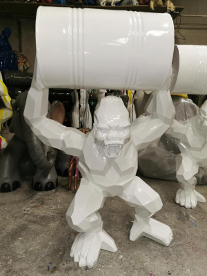 Beelden Decoratie Deco Gorilla Tuin Nieuwe Designer Figuur Standbeeld Moderne Figuren