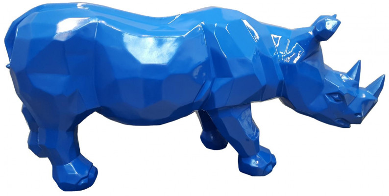 Figuren Abstract Standbeelden Beeldhouwer ontwerper Loft kleurrijke sculpturen Neushoorn Nieuw