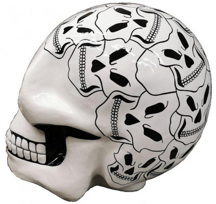 Designer Figur Moderne Figuren Dekoration Schädel Deco Garten Skulptur Skulptur   Ontwerper Figuur Moderne Figuren Decoratie Schedel Deco Tuin Sculptuur Beeldhouwwerk