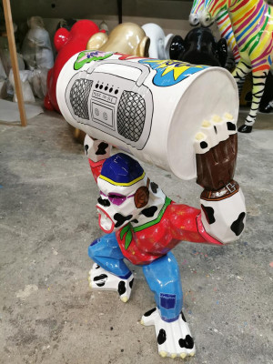 Beeldhouwwerk Decoratie Decoratie Gorilla Tuin Nieuw Ontwerper Figuur Standbeeld Moderne Figuren