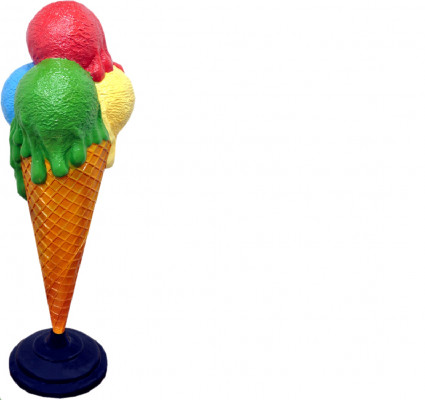 Ontwerp IJssalon Figuur Standbeeld Sculptuur Figuren Sculpturen Decoratie Deco 160cm