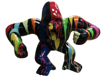 Standbeeld Decoratie Deco Gorilla Tuin Nieuw Designer Figuur Standbeeld Moderne Figuren