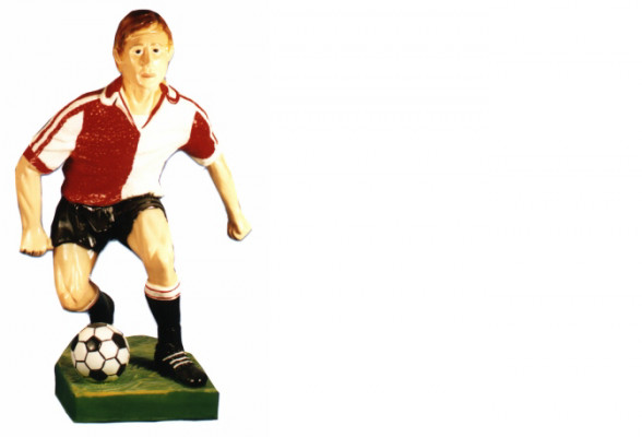 Ontwerp Voetballer II Figuur Standbeeld Sculptuur Figuren Sculpturen Decoratie 7614