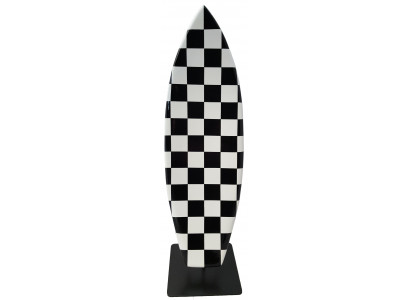 Moderne decoratie figuren, echt handwerk, abstract figuur, surfplank decoratiebeeld.