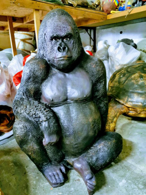 Beeldhouwwerk Decoratie Deco Gorilla Tuin Nieuw Ontwerper Figuur Standbeeld Moderne Figuren