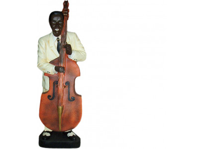 Ontwerp Contrabas Figuur Standbeeld Sculptuur Figuren Sculpturen Decoratie 4021 Nieuw