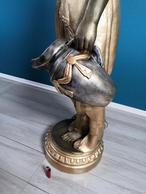 Vloerlamp Lamp Licht Beeld Figuur Sculpturen Sculptuur Beelden Staande lamp