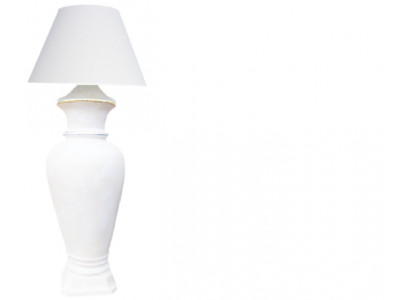 Ontwerp Staande lamp Vaas XXL Staande Lampenplank Verlichte Vitrine 132cm.