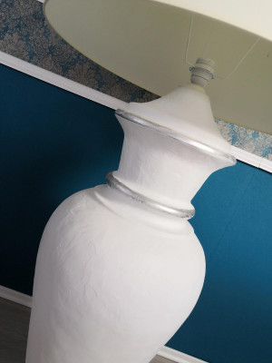 XXL Ontwerp Staande lamp Vaasstandaard Lampen Verlichte vitrine 132cm Plank