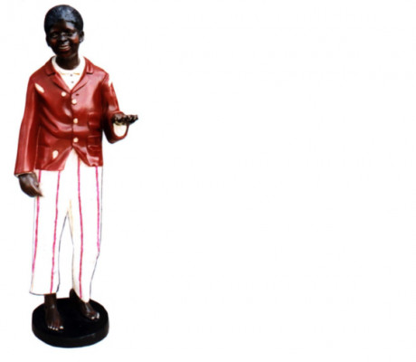 Ontwerp van donkerhuidige figuur standbeeld sculptuur ornamenten decoratie deco