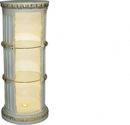 Vitrine Bar Regal Glas Amfora Vaas Bodem vaas Pilaar Kast Vitrinekasten 1858