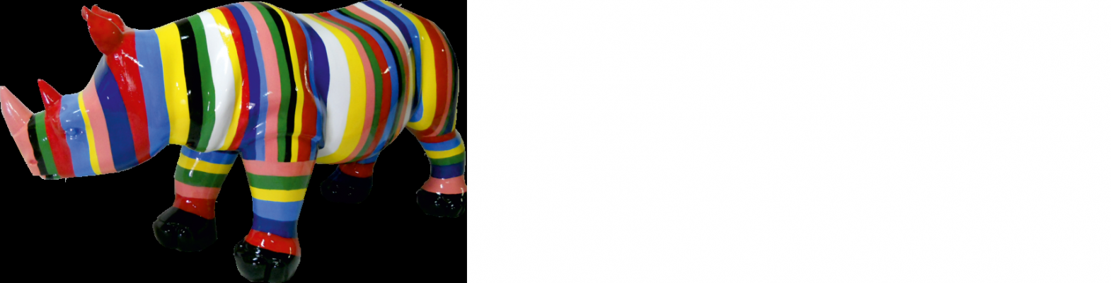 Ontwerp Neushoorn Figuur Standbeeld Sculptuur Figuren Sculpturen Decoratie Deco 3092 Nieuw