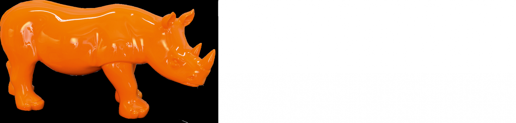 Ontwerp Neushoorn Figuur Standbeeld Sculptuur Figuren Sculpturen Decoratie Deco 3087 Nieuw