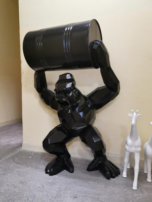Ontwerper Figuur Standbeeld Moderne Beelden Standbeelden Decoratie Deco Gorilla Tuin Nieuw
