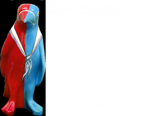 Ontwerp Pinguïn Figuur Standbeeld Sculptuur Figuren Decoratie Deco 3075 Nieuw