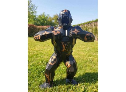 Decoratie Tuinbeeld Gorilla Abstract Standbeeld Decoratief Kleurrijk Beschilderde Beelden Nieuw