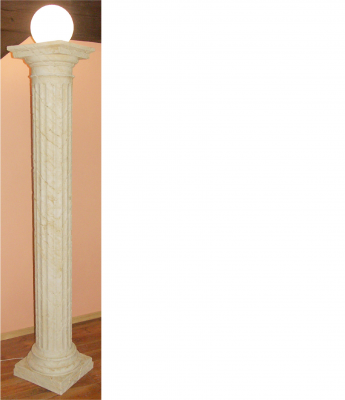 Ontwerp zuillamp lampenkap decoratie lamp zuil vloerlamp 6855 Nieuw