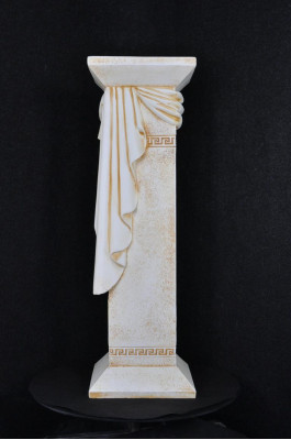 Medusa zuil Romeinse zuilen marmeren sculptuur figuur decoratie standaard 1041