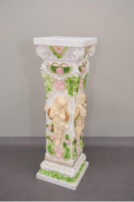 Ontwerp zuil met amorings 100 cm figuren zuil sokkel bloemenstandaard standbeeld nieuw