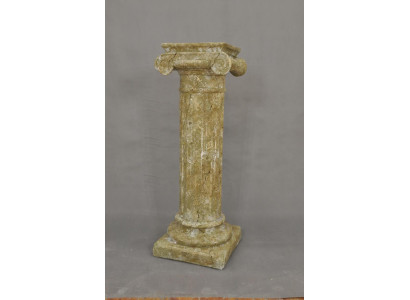 Medusa Columne Romeinse Zuilen Marmer Sculptuur Beeld Decoratie Decoratie Stand 1639