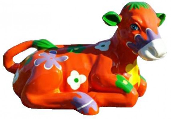 Moderne decoratie Abstracte Koe Figuur Sculpturen Decoratie Nieuw Abstract