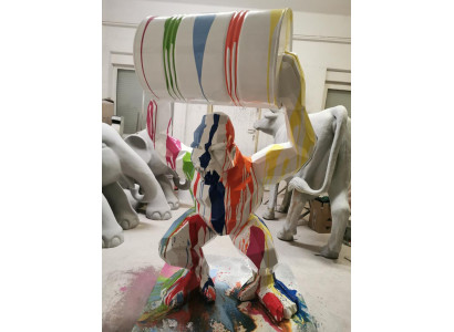 Ontwerper figuur standbeeld Modern beeld standbeeld decoratie decoratie Gorilla tuin Nieuw.