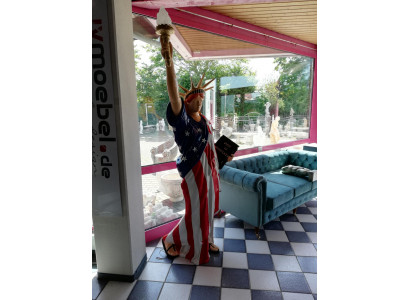 Vrijheidsbeeld XXL 240cm Vrijheidsbeeld Figuur USA Liberty Sculpturen Nieuw 6807