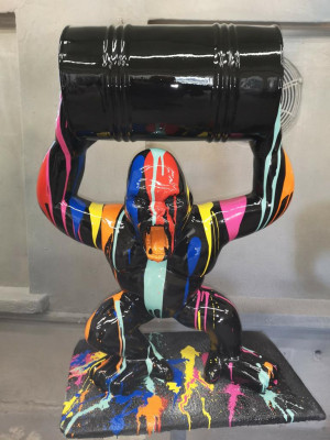 Beelden Standbeelden Decoratie Decoratie Gorilla Tuin Nieuwe Designer Figuur Moderne